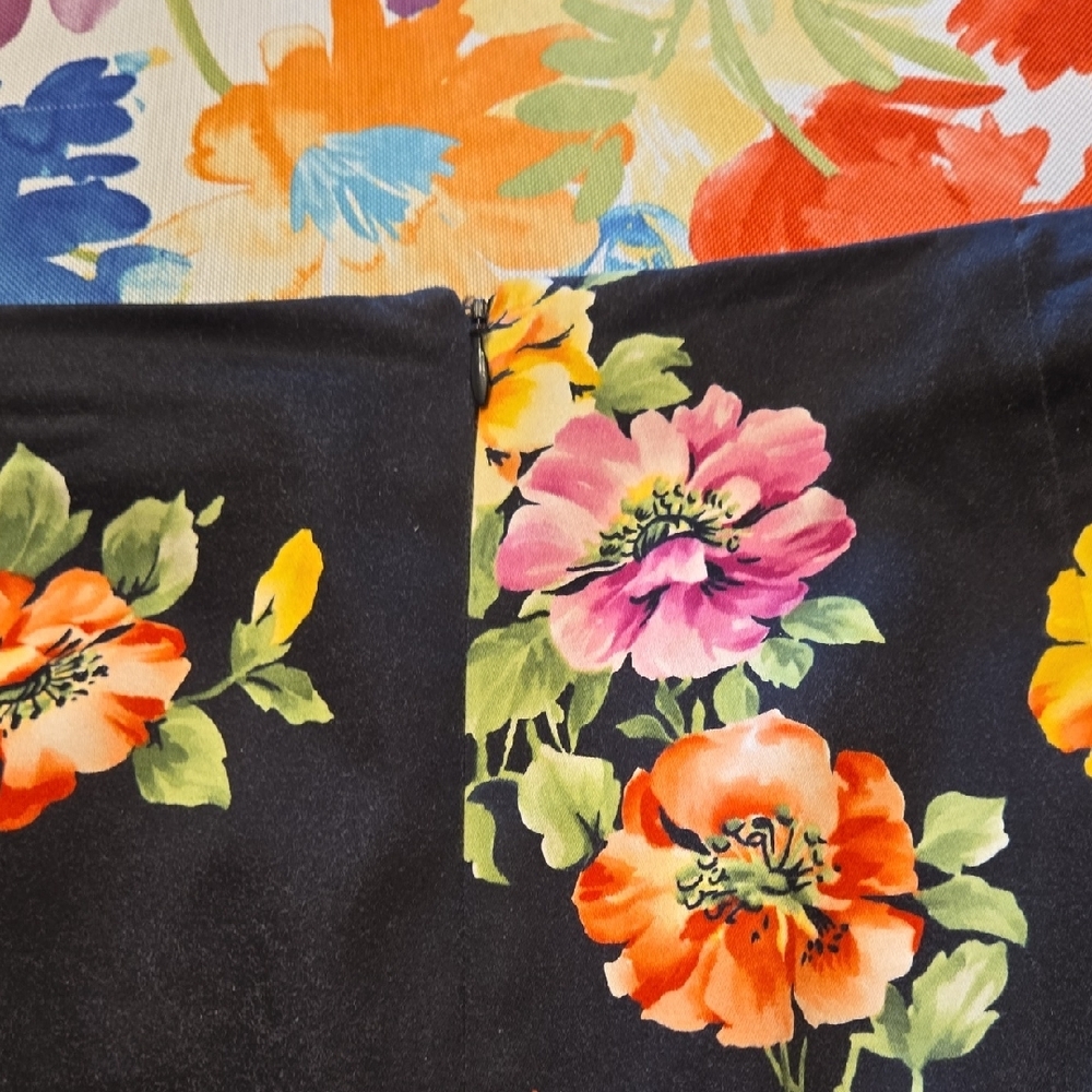 Jones New York Black Floral Skirt - Picture 7 of 9